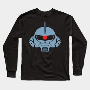 "Zaku II" in Gouf Grey, Stencil T-Shirt Long Sleeve T-Shirt